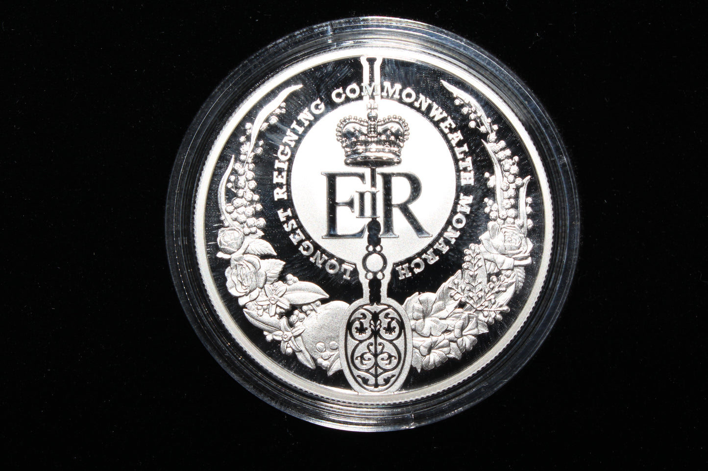 2015 $5 Fine Silver Proof Coin Longest-Reigning Monarch Queen Elizabeth II