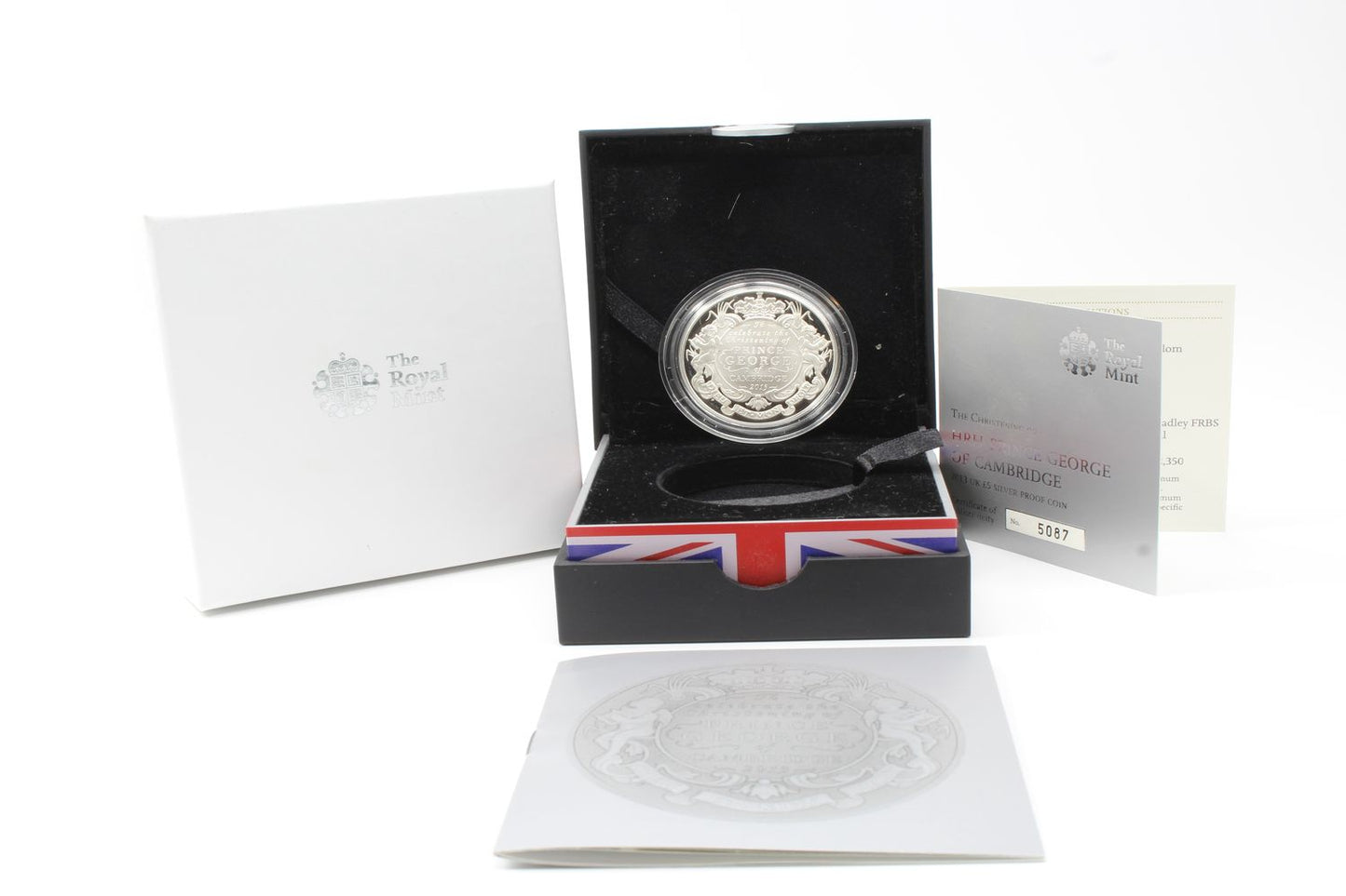 2013 UK Christening of Prince George £5 Silver Proof Coin
