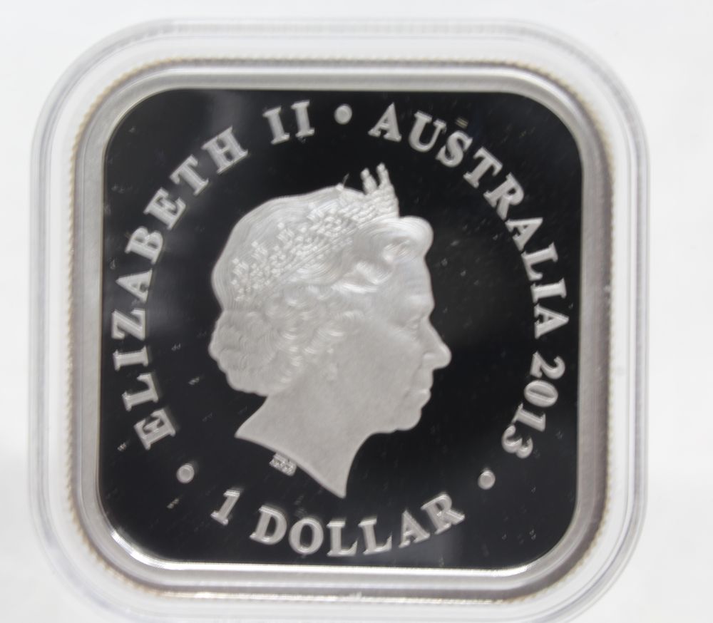 Australia 2013 Seasons - Spring 1 oz silver proof Square Coin