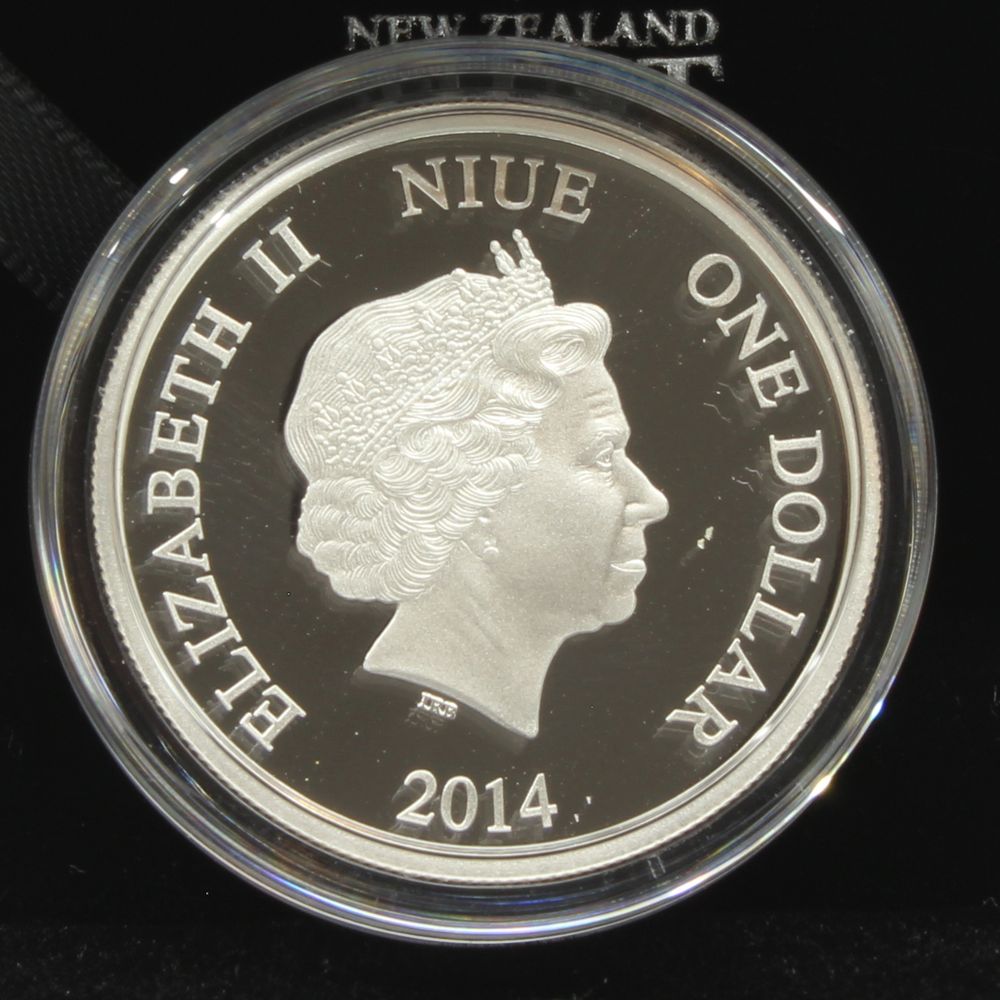 2014 NIUE $1 Doctor Who Monsters WEEPING ANGELS 1/2oz Silver Proof Coin