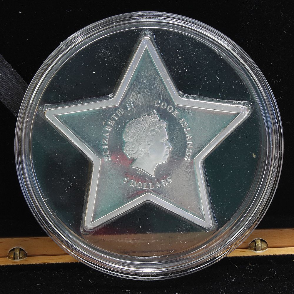 Cook Islands 2013 Silver Christmas Gloria in Excelsis Deo $5 Star Proof Coin