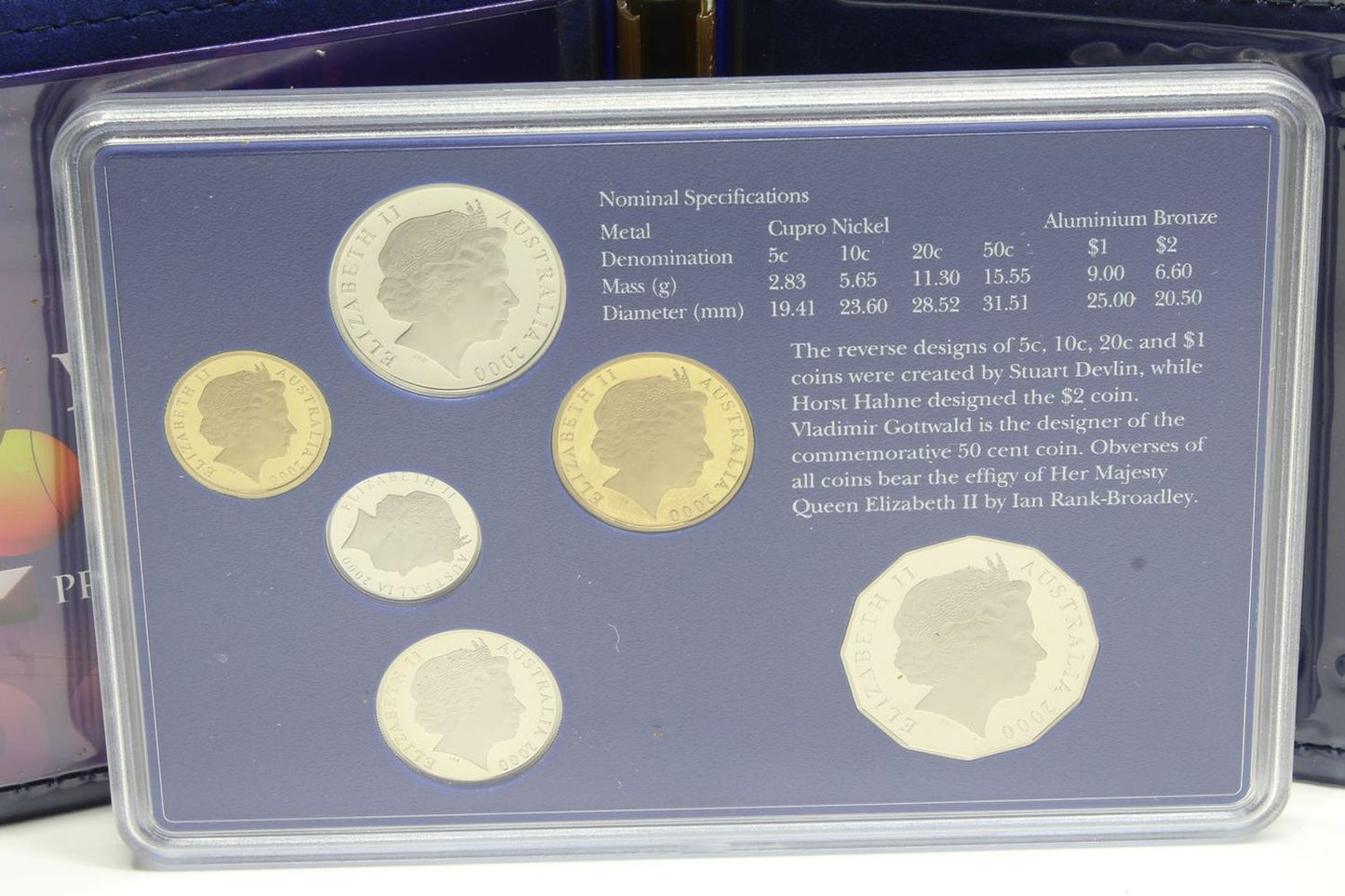 2000 Australia Proof Coin Set