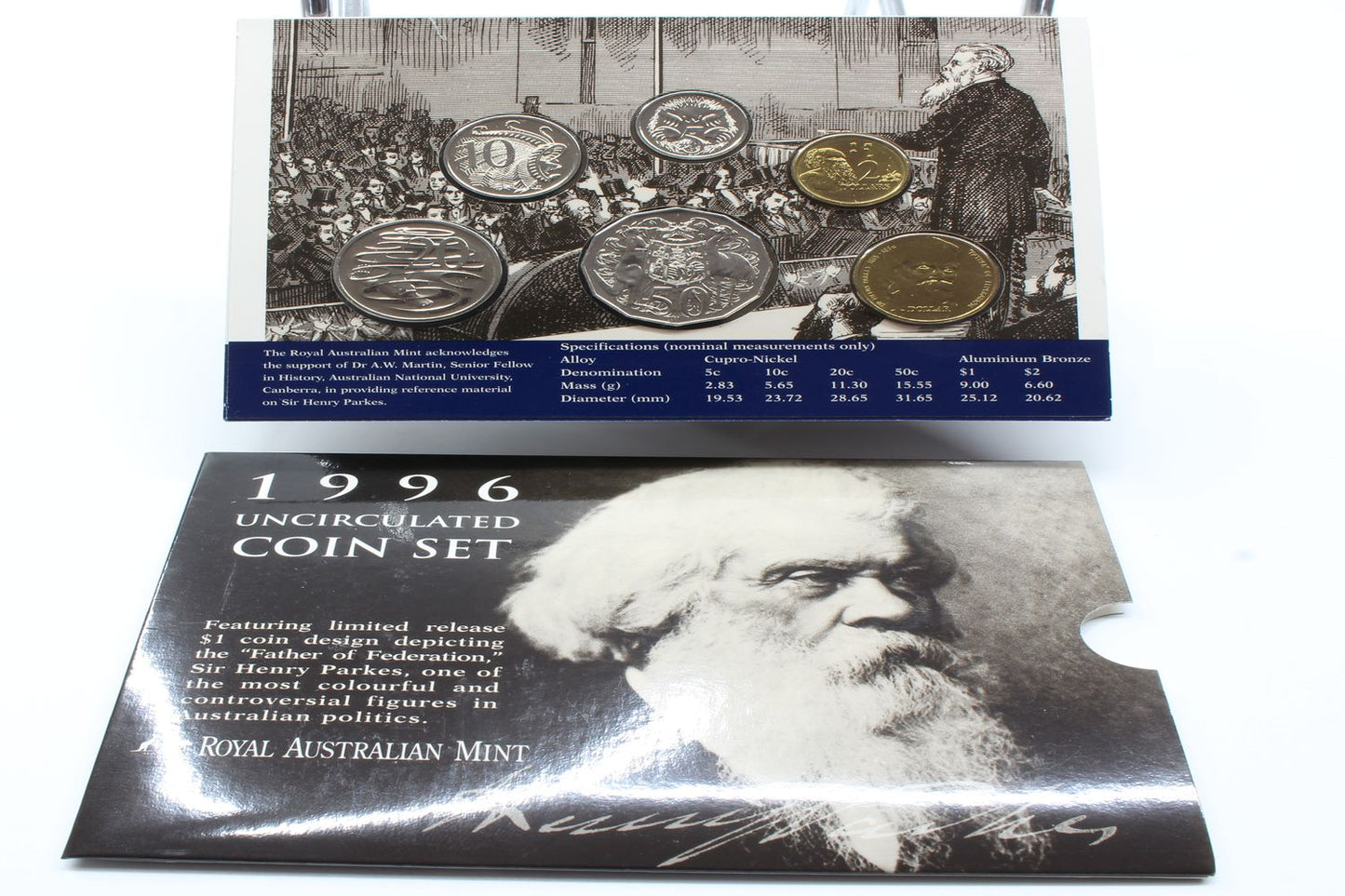 1996 Uncirculated Australia Mint Coin Set