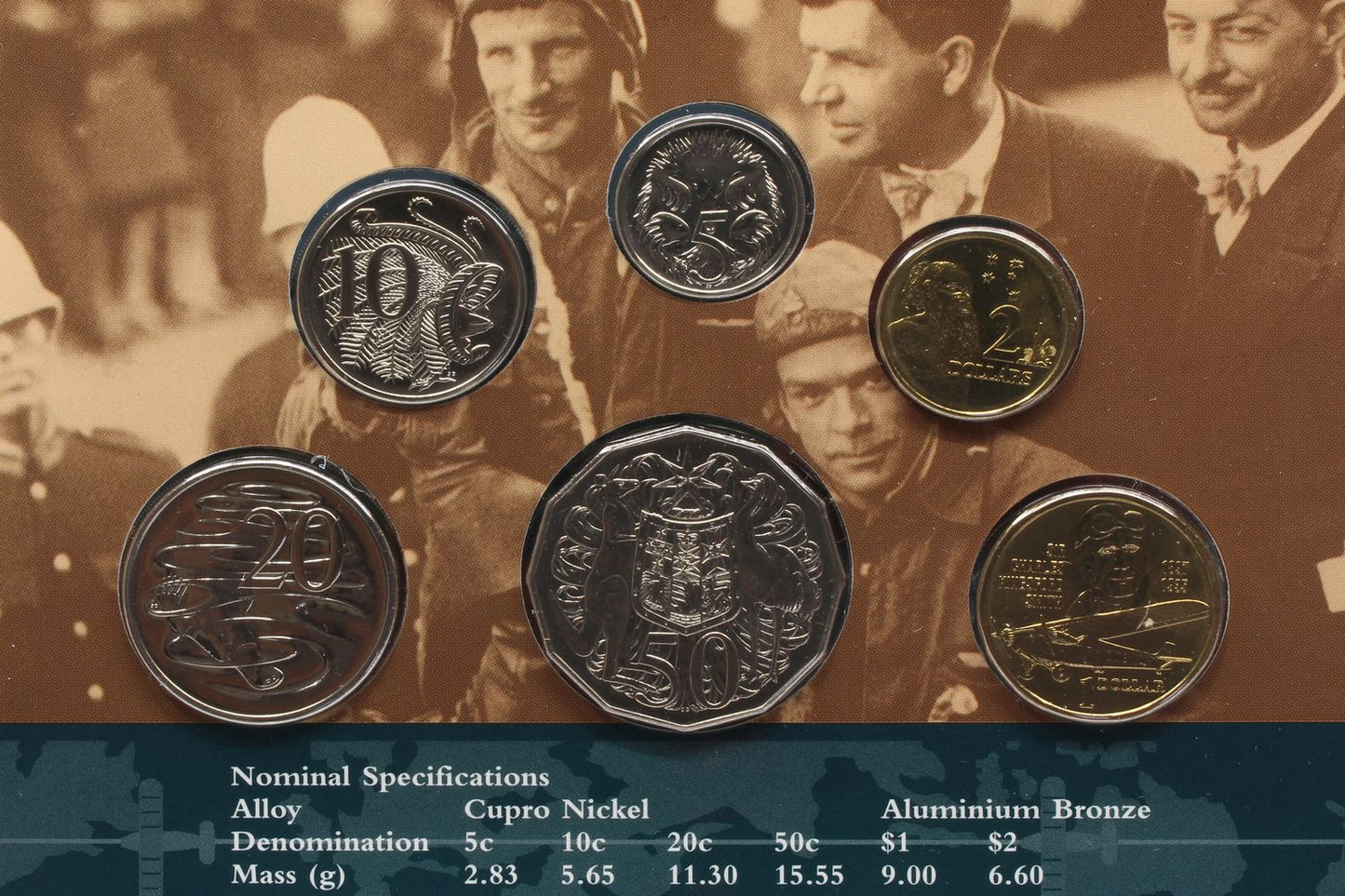 1997 Uncirculated Australia Mint Coin Set