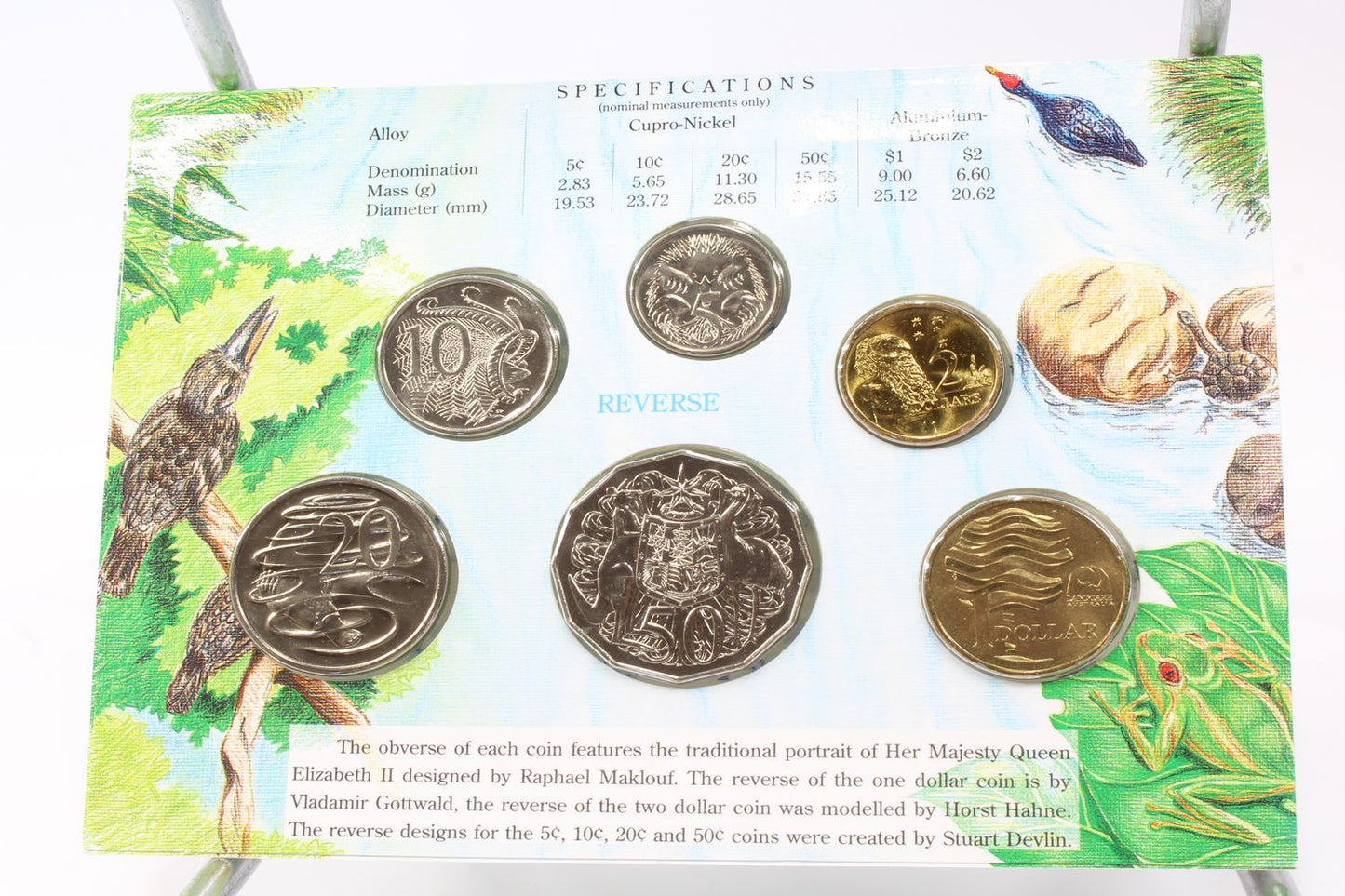 1993 Uncirculated Australia Mint Coin Set