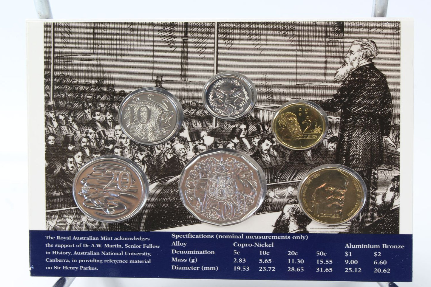 1996 Uncirculated Australia Mint Coin Set