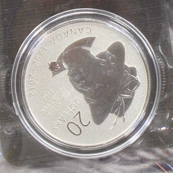 2012 Canada $20 Silver coin A Celebration 60 Years in the Making
