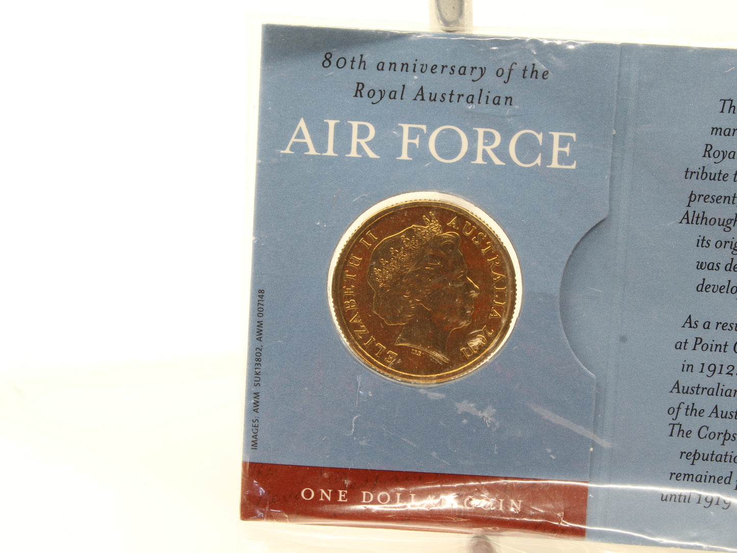 2001 $1 UNC - Anniversary of the Australian 'Army, Navy and Air Force' Set of 3