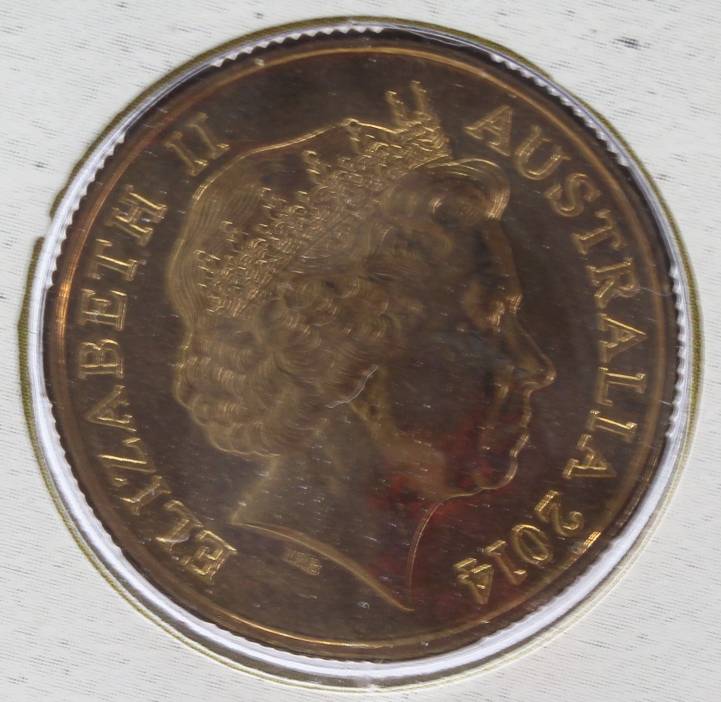 2014 Australia $1 Centenary of WW1 & Our Boys Uncirculated Coin On Card