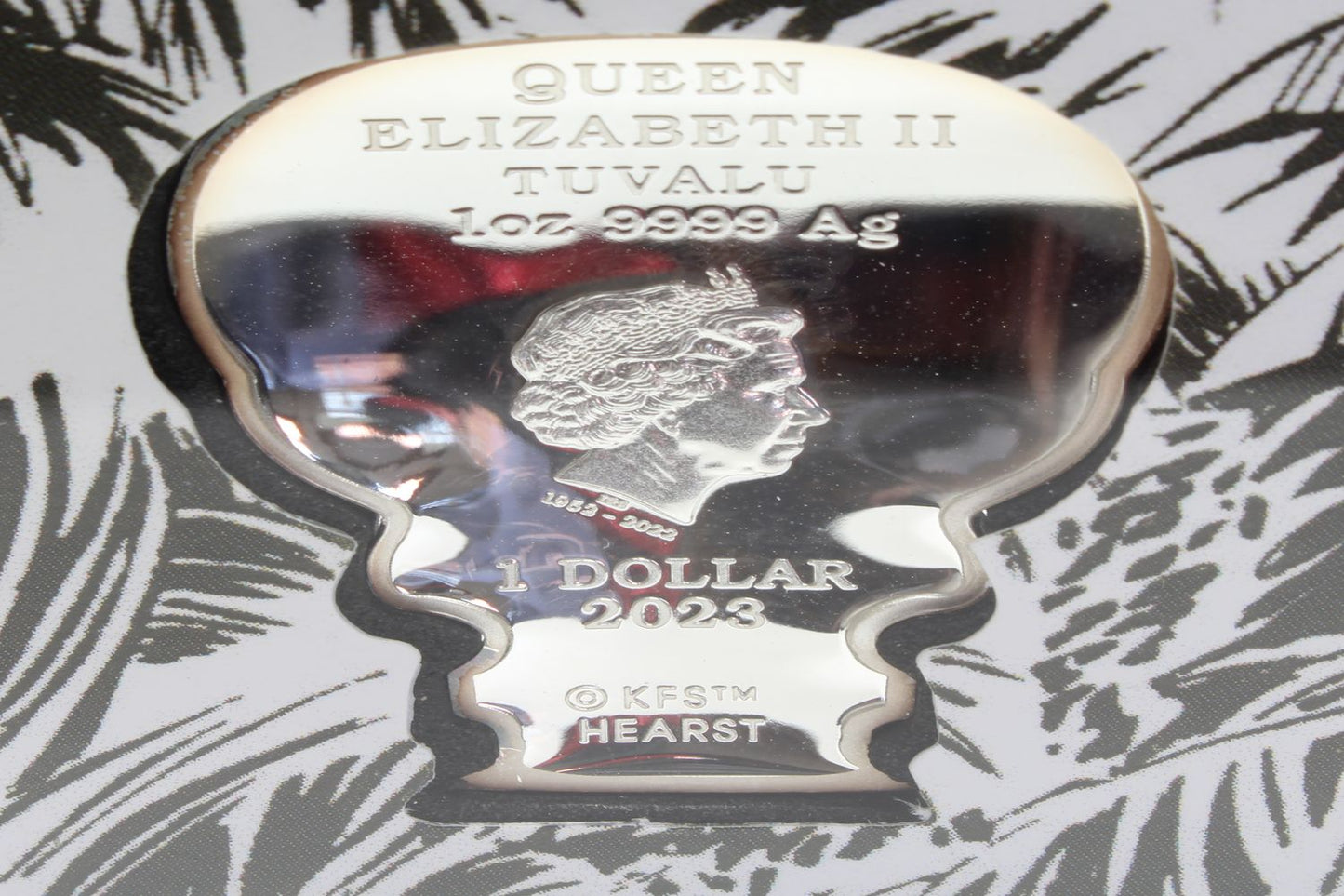 2023 Tuvalu $1 The Phantom 1Oz Silver Minted Mini Coin