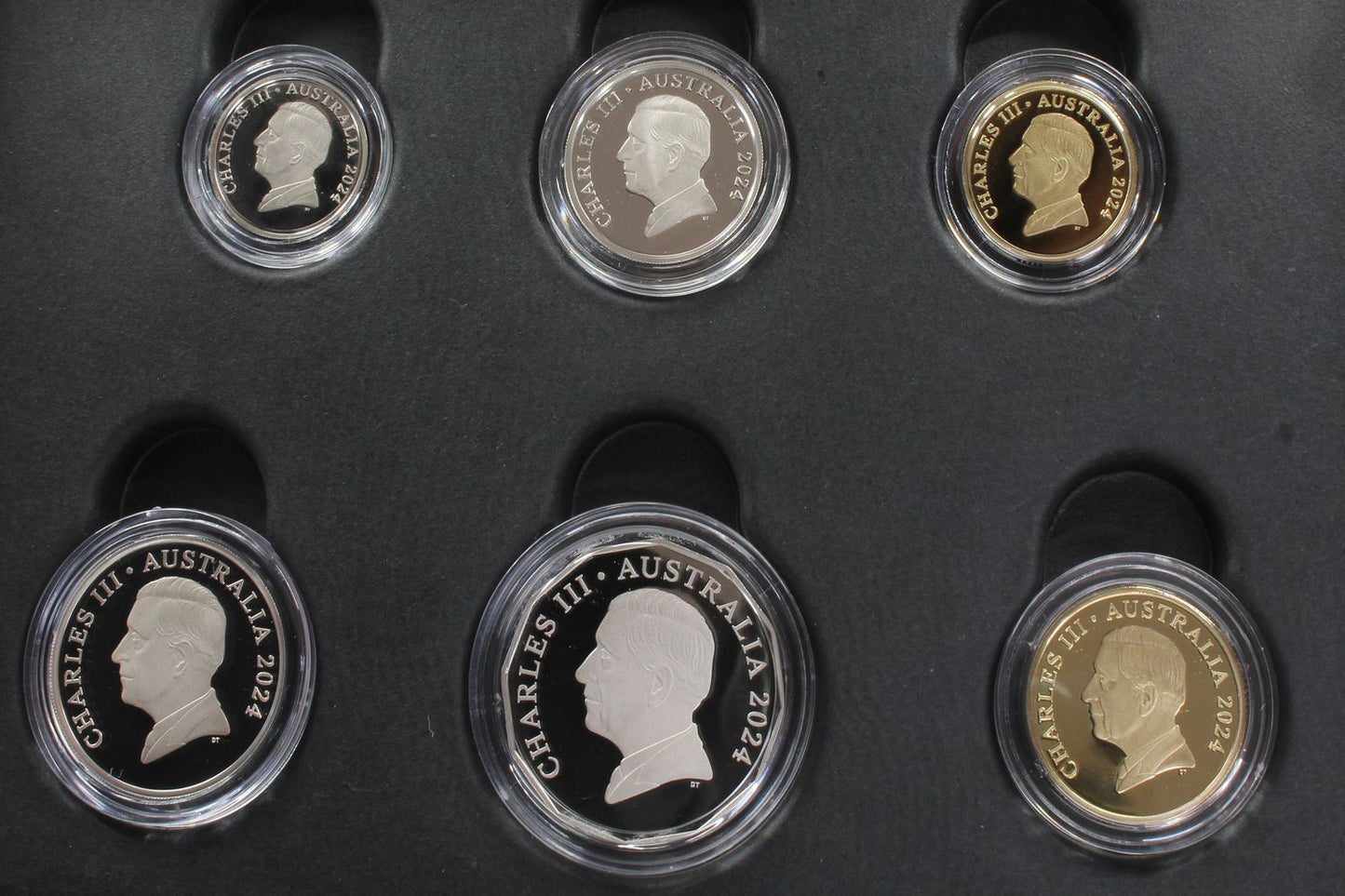 2024 Australia His Majesty King Charles III Proof Coin Set