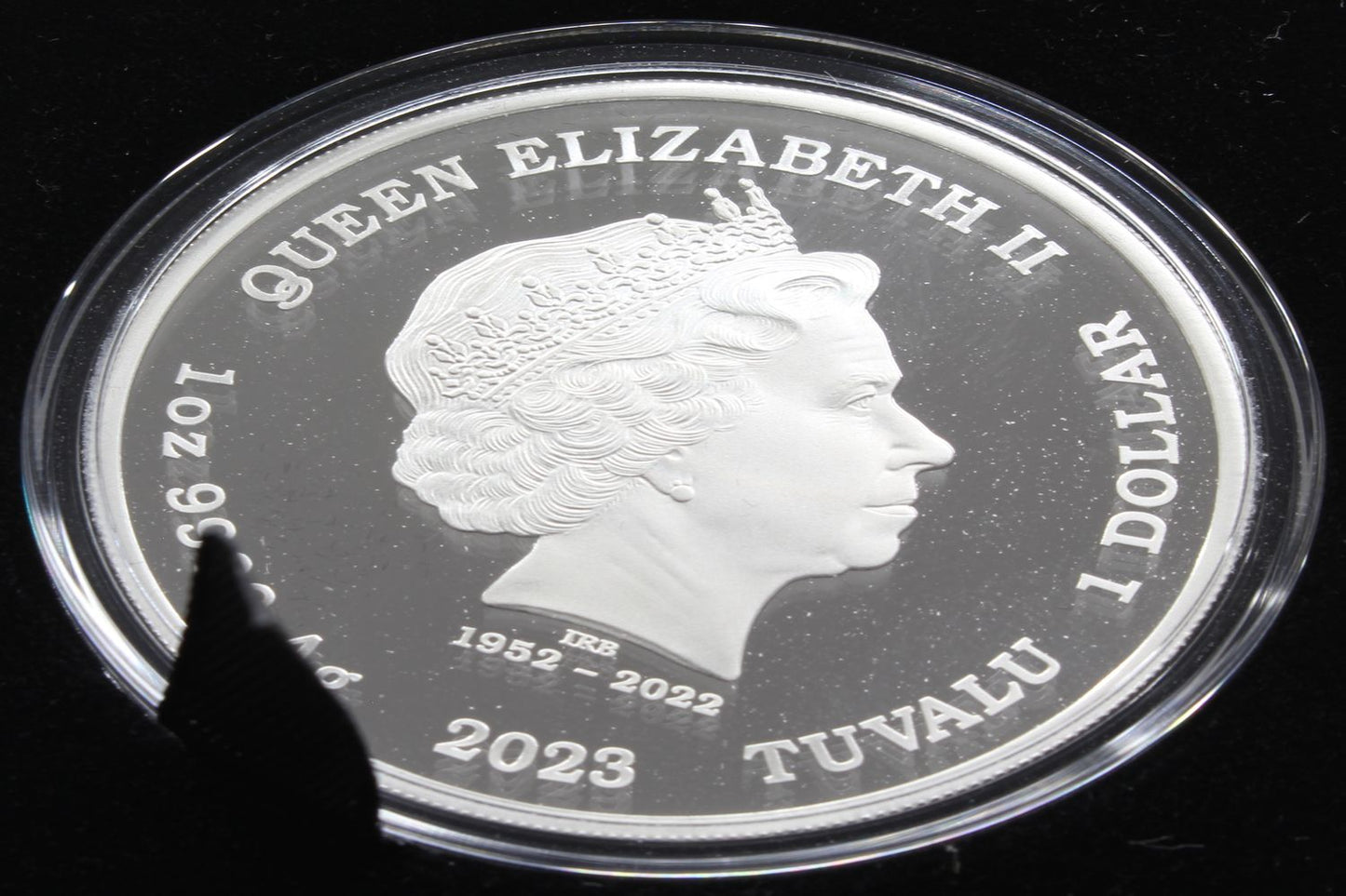 2023 Tuvalu $1 James Bond Live And Let Die 1 Oz Silver Proof Coloured Coin