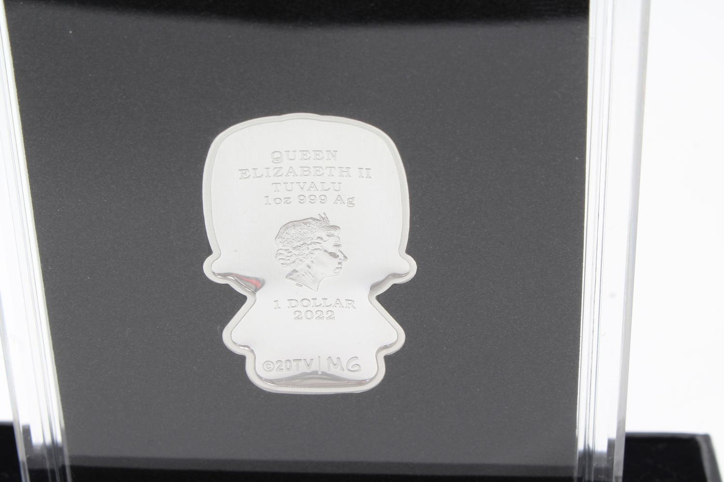 2022 Tuvalu $1 Homer Simpson 1Oz Silver Minted Mini Coin