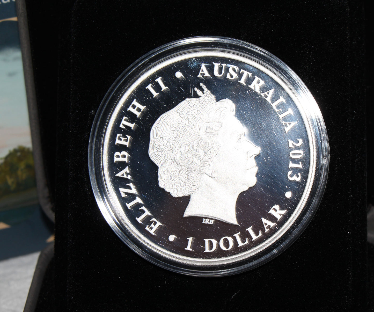 AUSTRALIA 1 Dollar 2013 Silver 1oz. Proof 'Black Storks - Kakadu National Park'