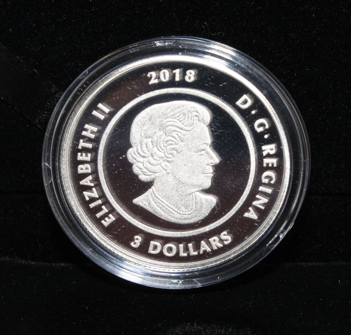 2018 Canada Silver 999 Thirteen Teachings Flower Moon $3 Colored Proof Coin