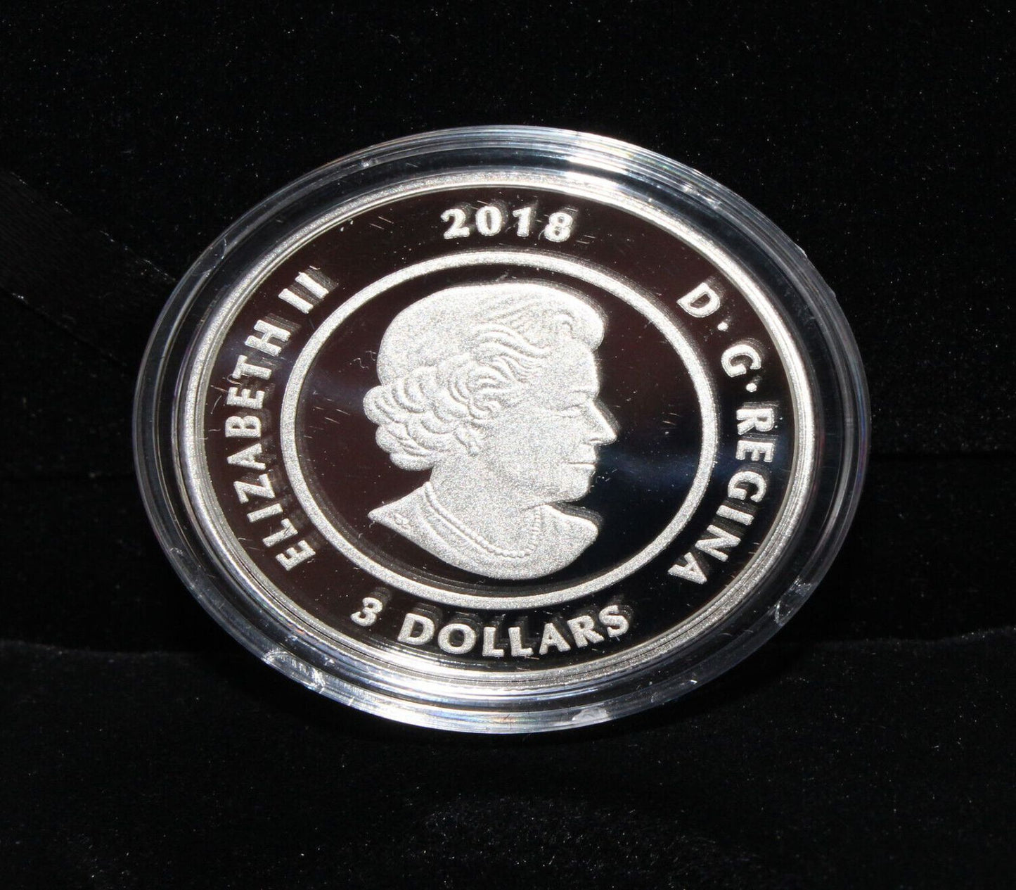 2018 Canada Silver 999 Thirteen Teachings Big Spirit Moon $3 Colored Proof Coin