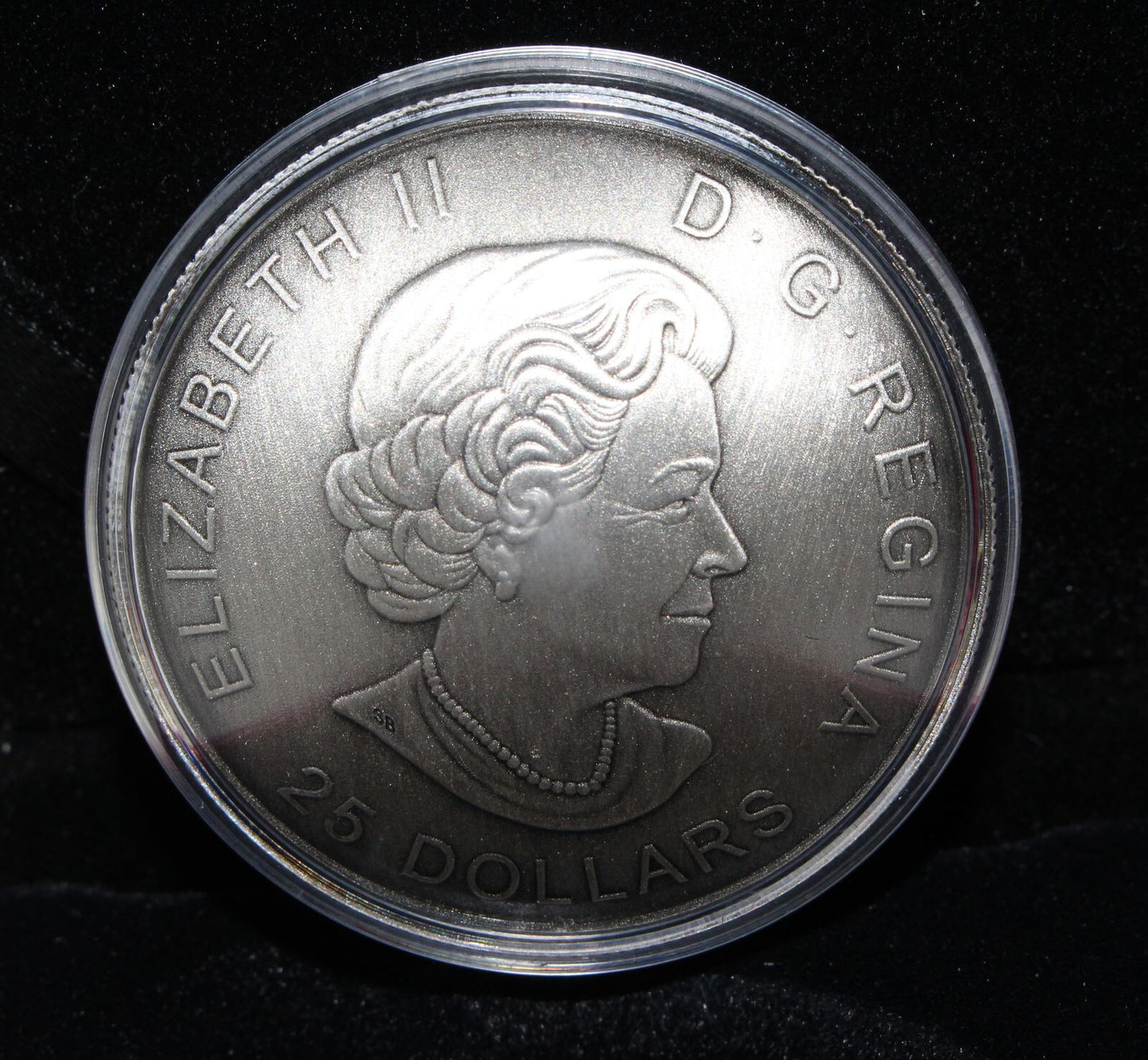 2016 Canada Silver 999 140th Anniversary Library Parliament $25 Concave Coin