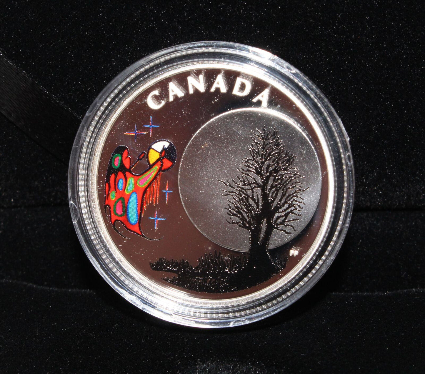 2018 Canada Silver 999 Thirteen Teachings Freezing Moon $3 Colored Proof Coin