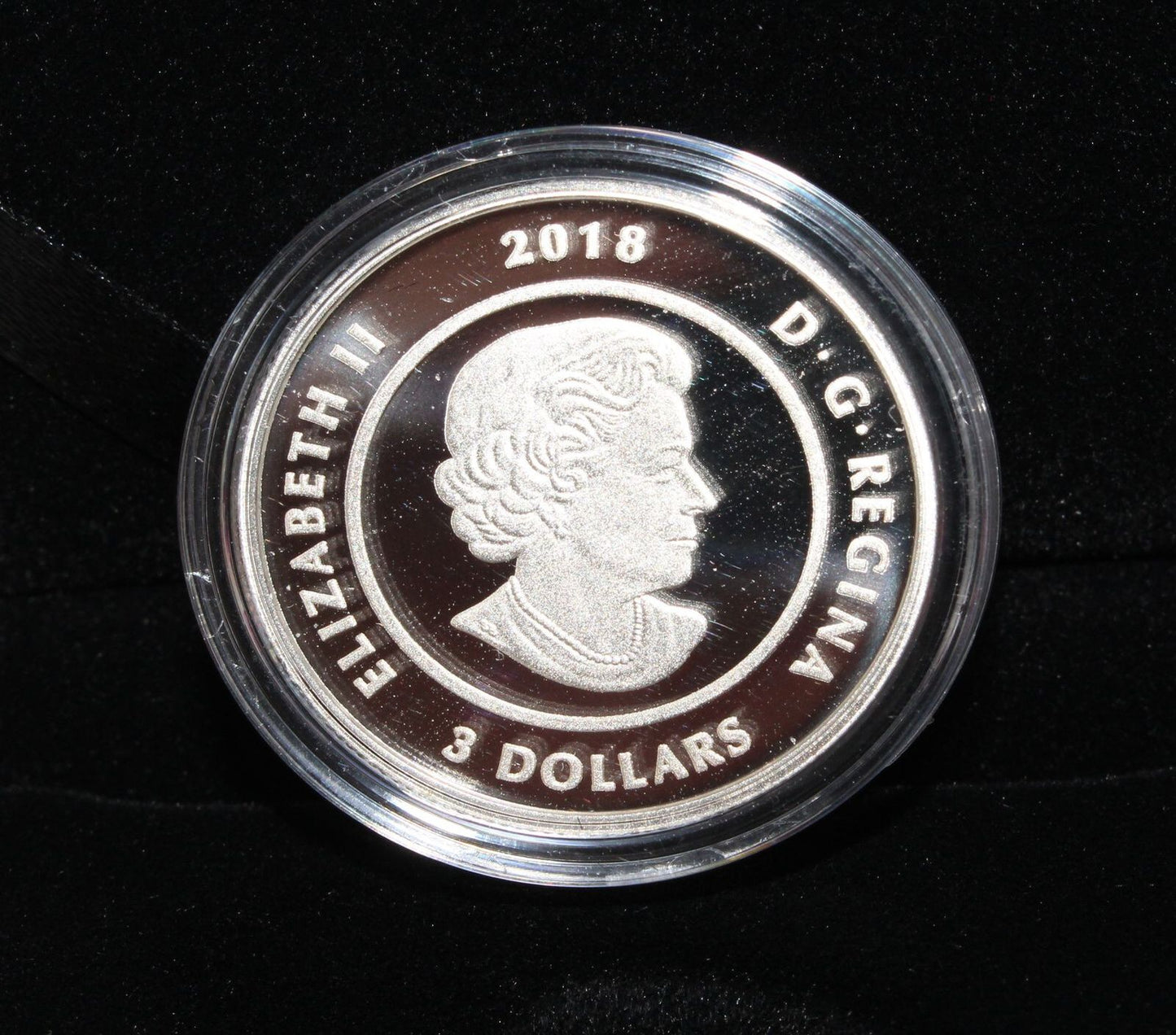 2018 Canada Silver 999 Thirteen Teachings Freezing Moon $3 Colored Proof Coin