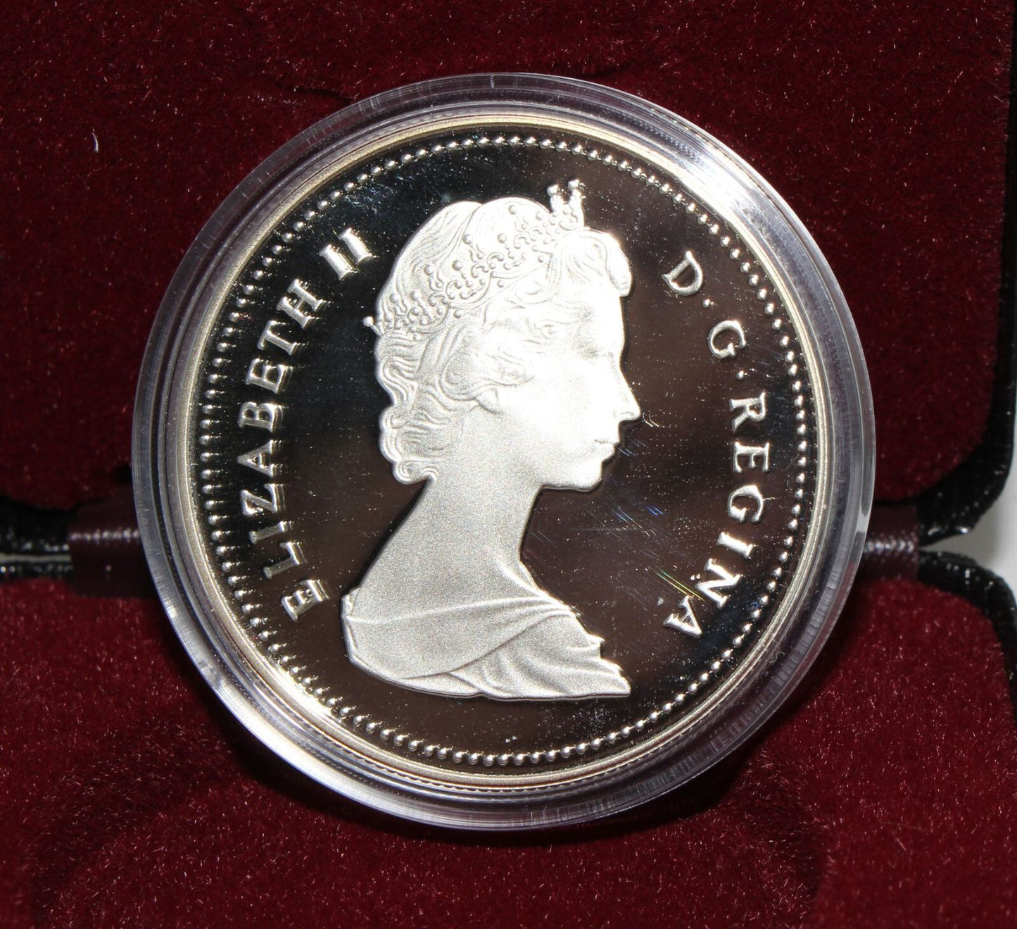 1989 Canada Silver 200th Anniversary Mackenzie’s Voyage Proof $1 Coin