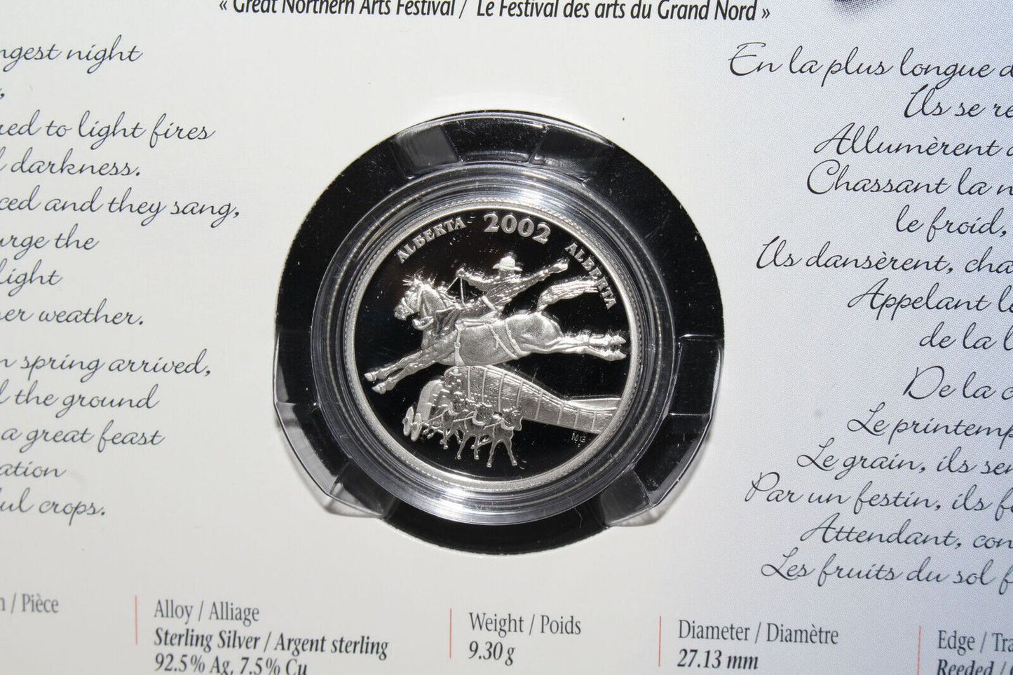 2016 Canada Batman2002 Canada Calgary Stampede Festivals Silver Proof 50 Cent Carded Coin