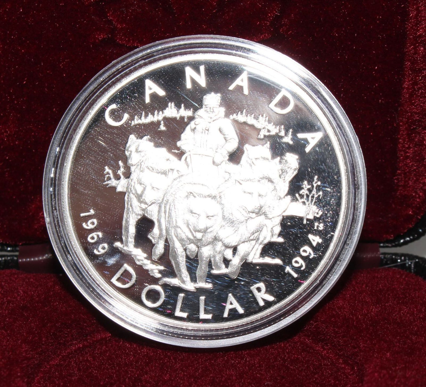 1994 Canada Silver Royal Mounted Police Proof $1 Coin