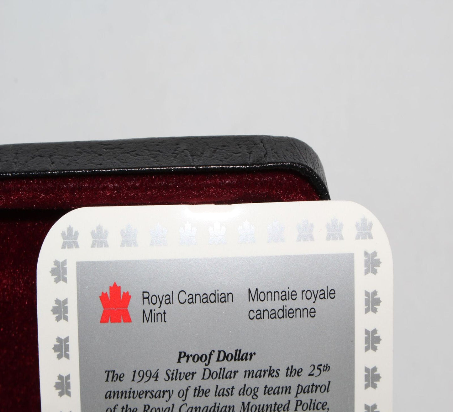 1994 Canada Silver Royal Mounted Police Proof $1 Coin