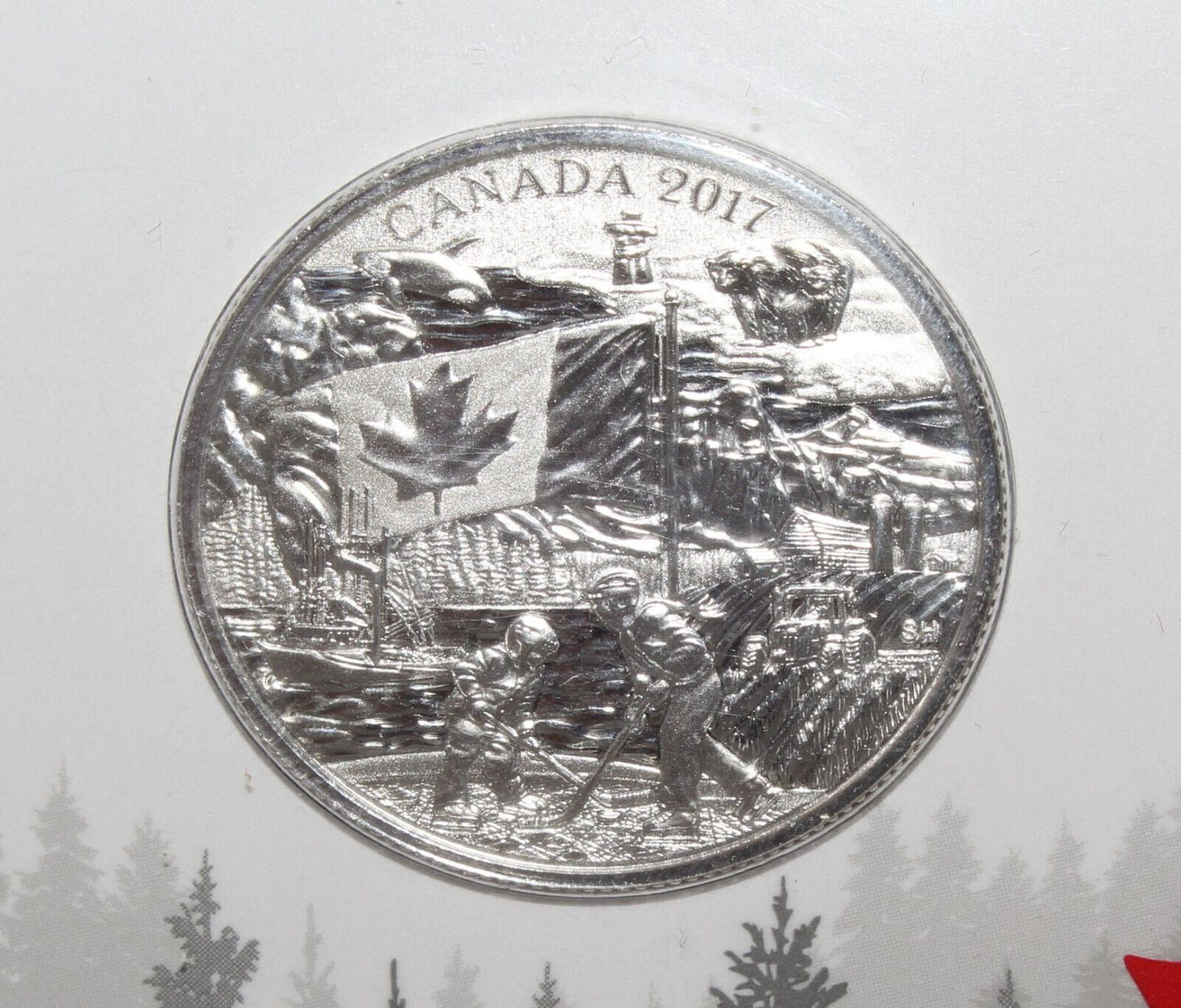 2017 Canada Silver 999 Spirit of Canada $3 Carded Coin