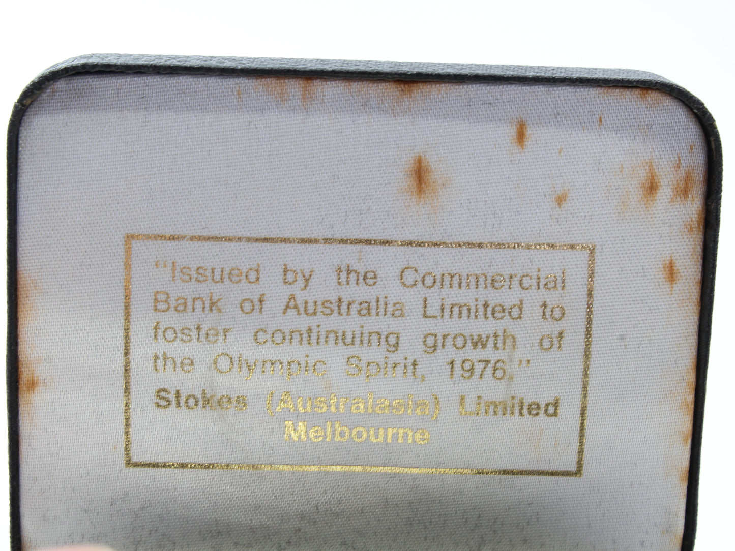 Vintage 1976 Commercial Bank of Australia Silver Medal Montreal Olympic