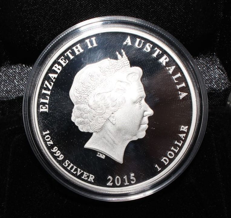 2015 Australia Birth of HRH PRINCESS CHARLOTTE 1oz SILVER PROOF COIN
