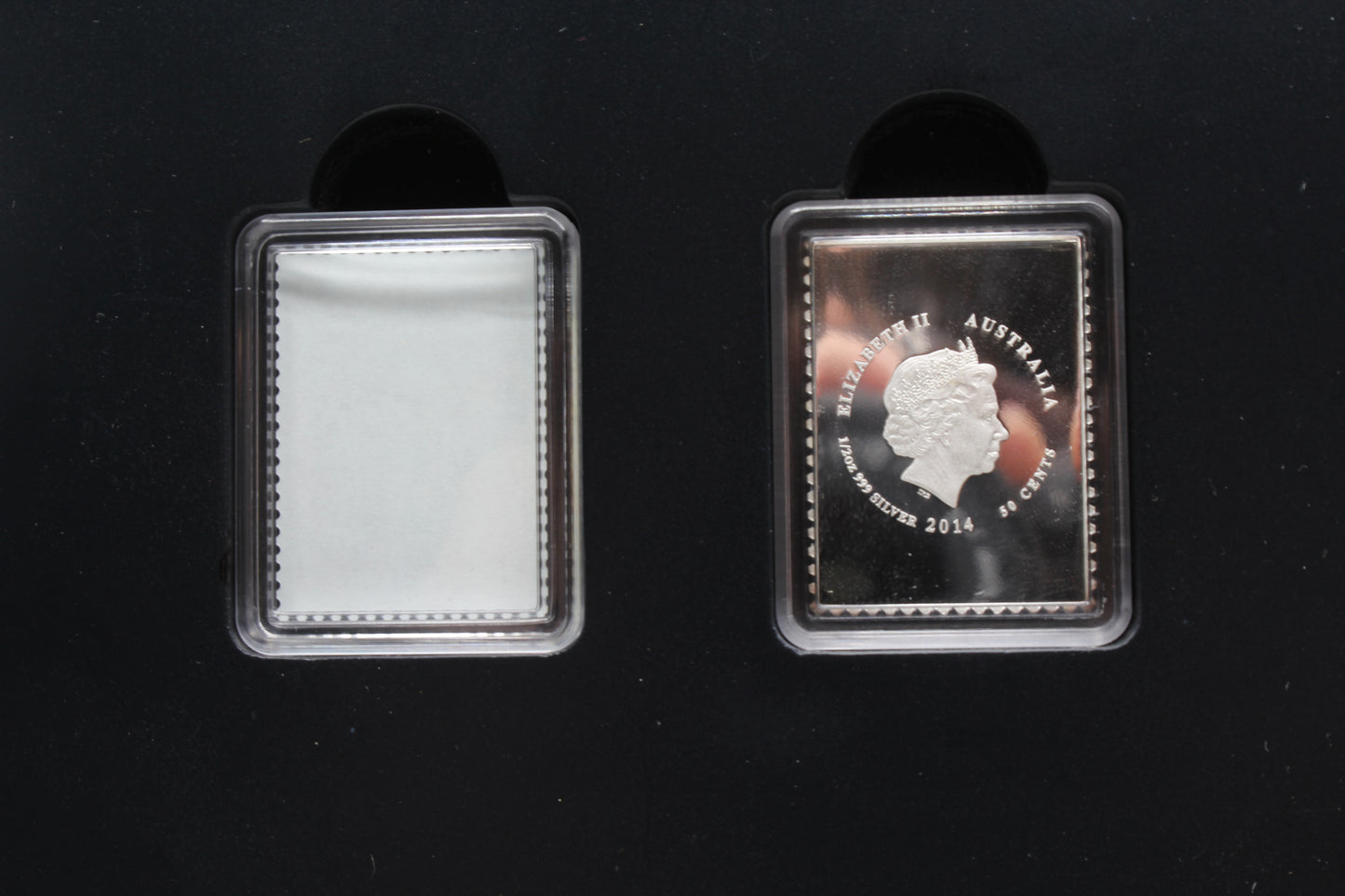2014 King George V Centenary of Stamps 1/2oz Silver Proof Stamp & Coin Set
