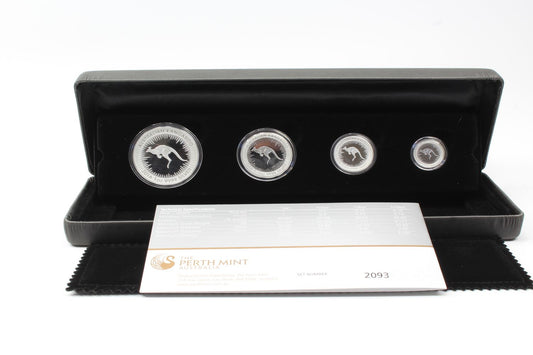 2016 Australian Kangaroo Silver Proof Four Coin Set