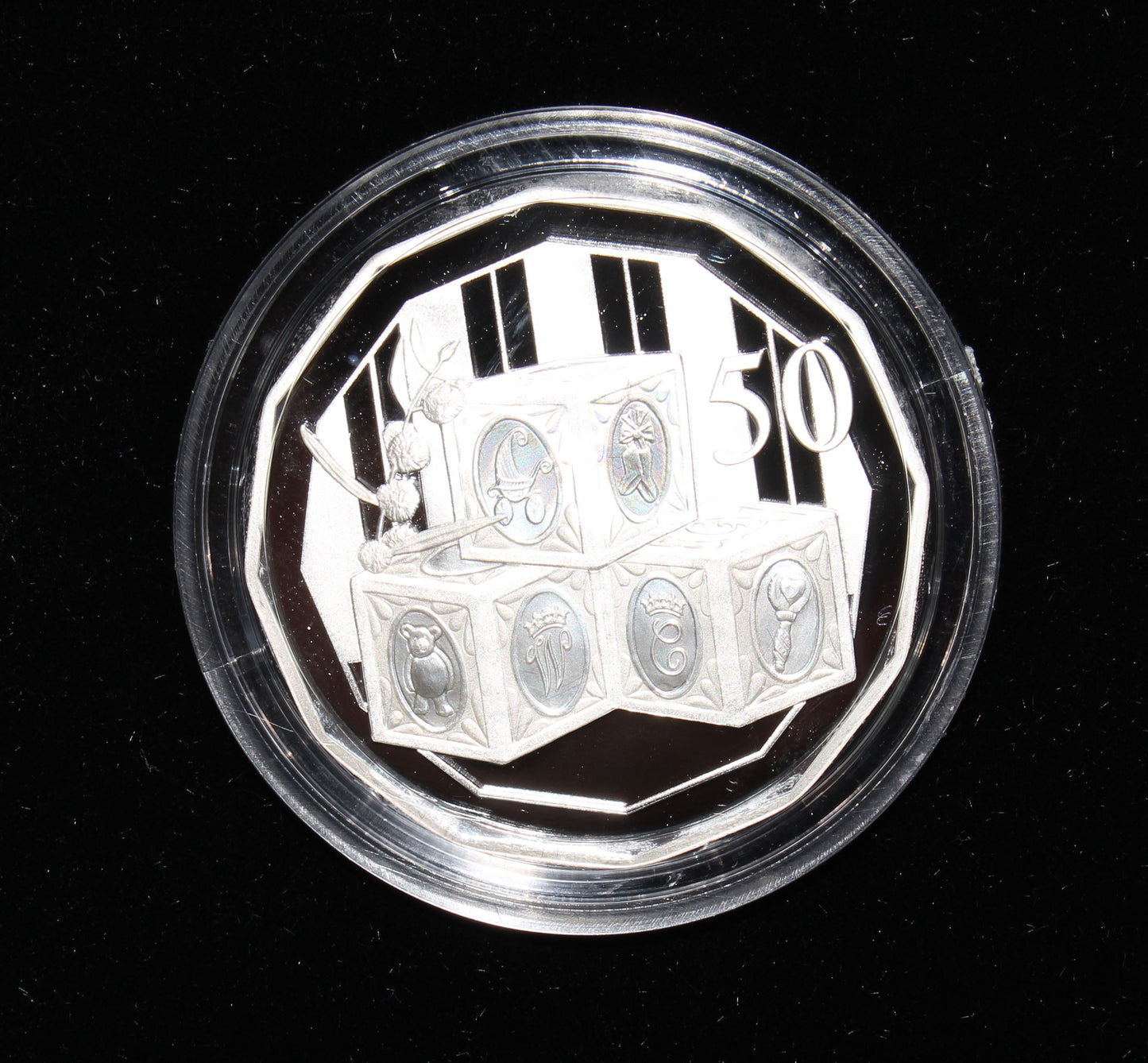 2015 Australia Royal Baby of The Duke & Duchess of Cambridge Silver Proof 50c