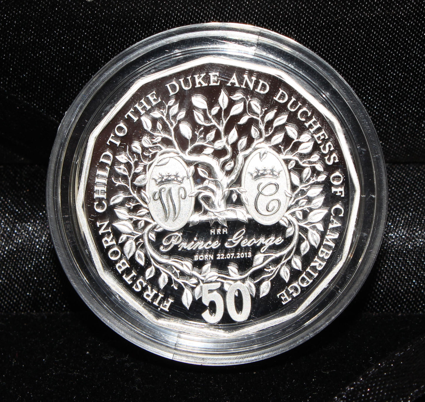 2013 Australia 50c Silver Proof Coin Firstborn Baby of Royal