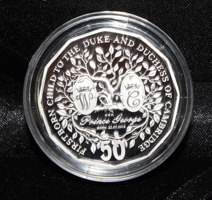 2013 Australia 50c Silver Proof Coin Firstborn Baby of Royal