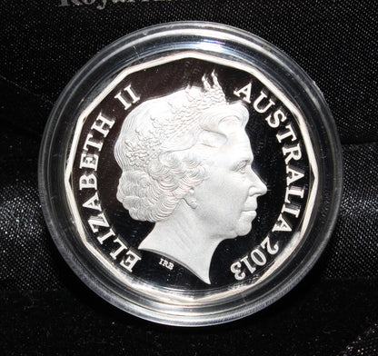 2013 Australia 50c Silver Proof Coin Firstborn Baby of Royal