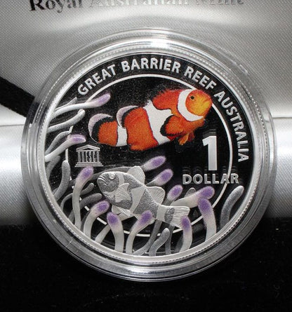 2015 Australia Great Barrier Reef $1 Silver Proof Coin