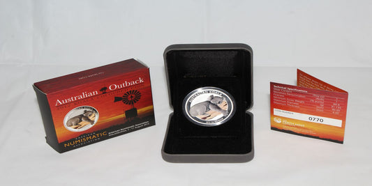 1oz 2012 Perth Mint Koala Outback Coloured .999 Silver Coin Mint Issue