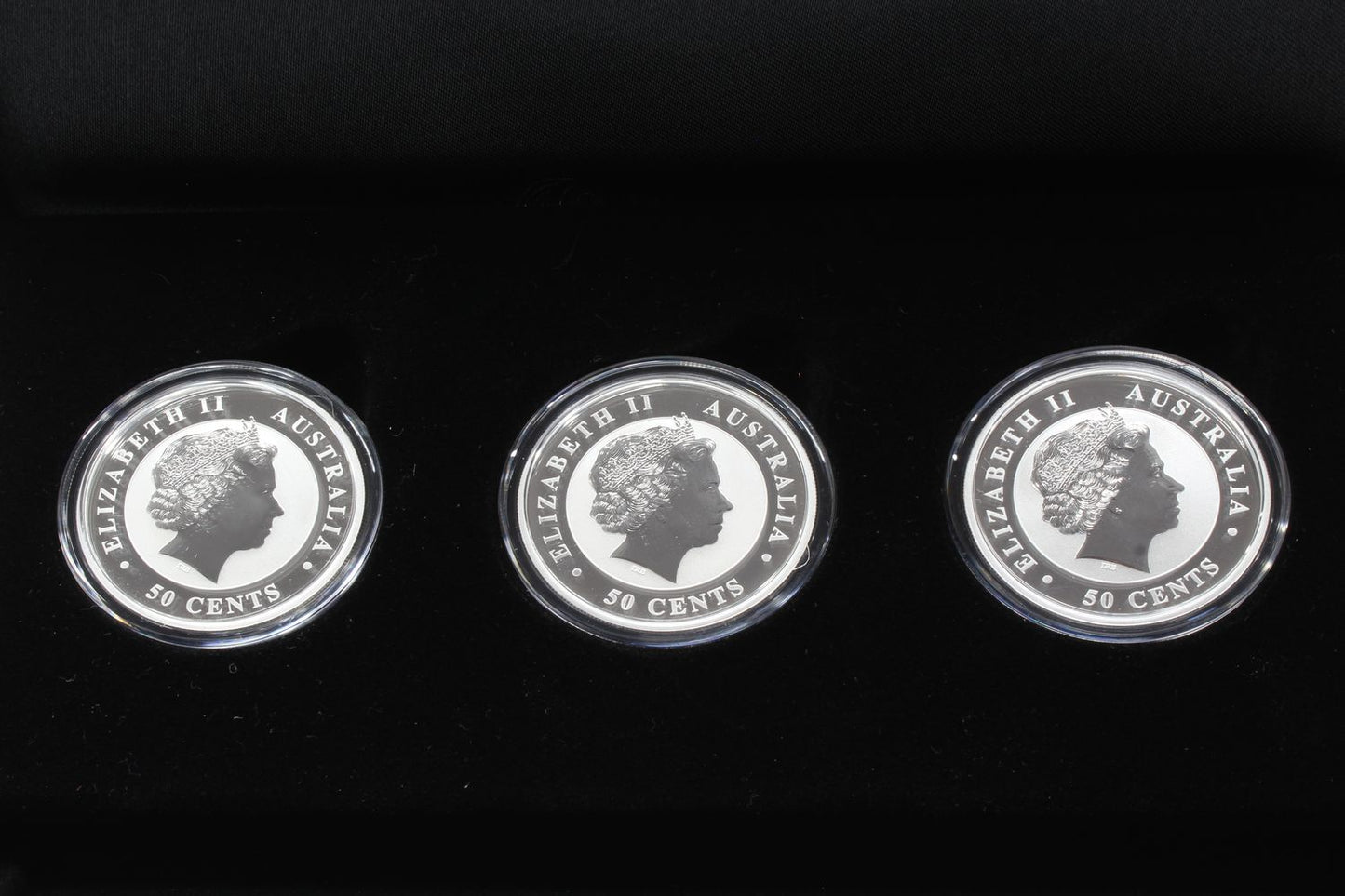 2013 Australian Outback Coloured Silver Coin Collection 1/2oz Three Coin Set