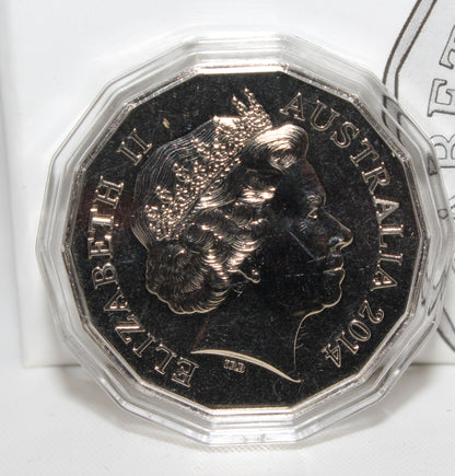 Australia 2014 RAM Lunar Year of the Horse 50 Cent Coin
