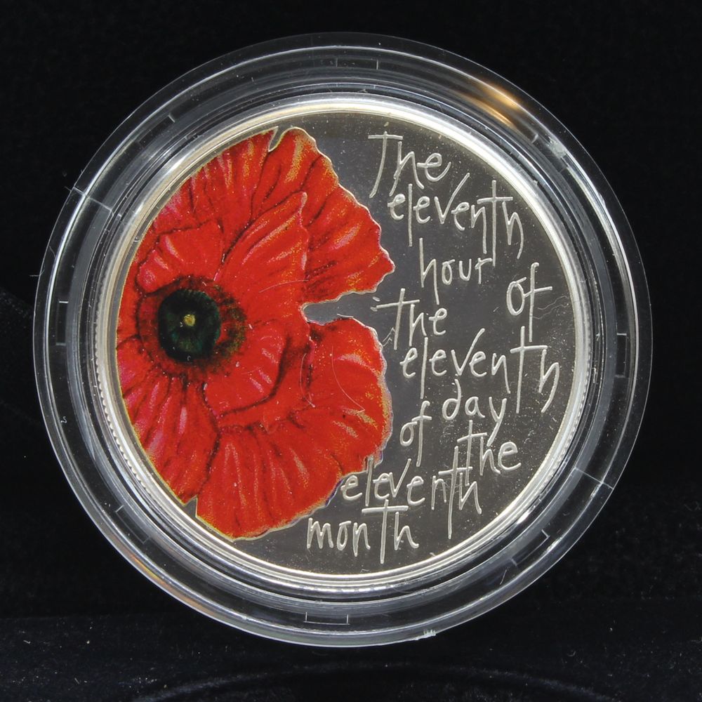 2013 UK 5 Pounds Remember Day Alderney Silver Proof Coin