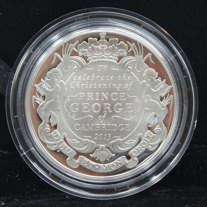 2013 UK Christening of Prince George £5 Silver Proof Coin
