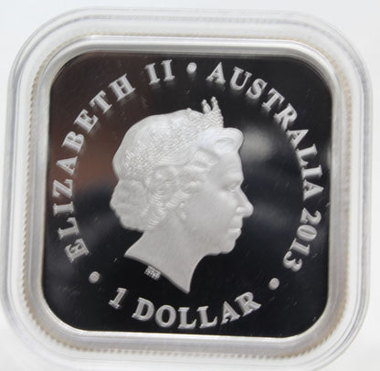 Australia Seasons Summer 2013 Silver 1 Oz Rectangular $1 Coin