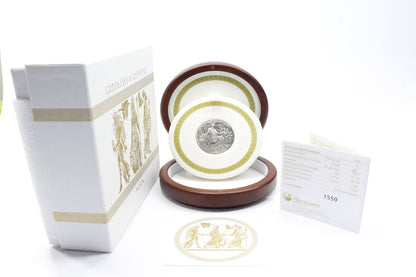 2015 Tuvalu $2 Goddess of Olympus HERA Antiqued Silver 2oz Coin