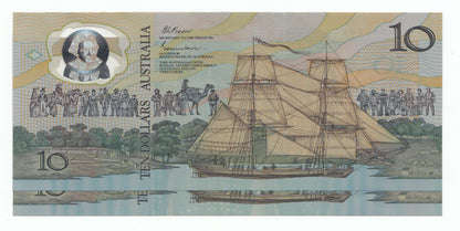 1988 Australia $10 Bicentenary Note FIRST PREFIX AB10 CONSECUTIVE PAIR aUNC-UNC
