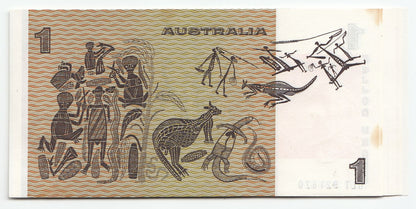 Australia 1982 Johnston Stone $1 Note CONSECUTIVE RUN OF 13 aUNC - UNC