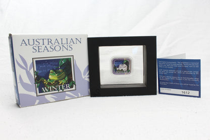 Australia 2013 Seasons 1 Oz Winter Dollar Silver Proof Coin