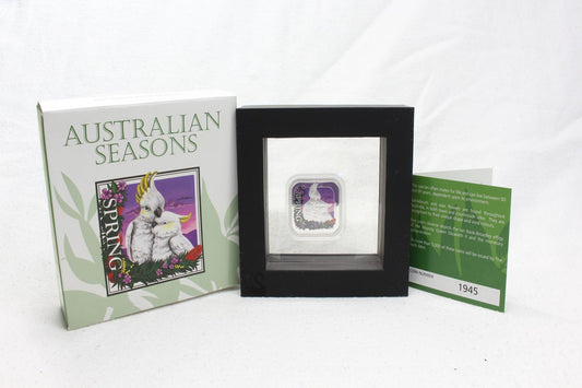 Australia 2013 Seasons - Spring 1 oz silver proof Square Coin