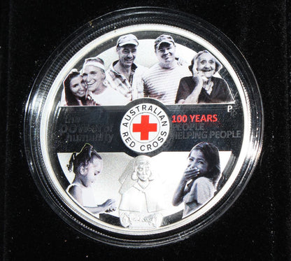 2014 $1 100th Anniversary of Australian Red Cross 1oz Silver Proof Coin