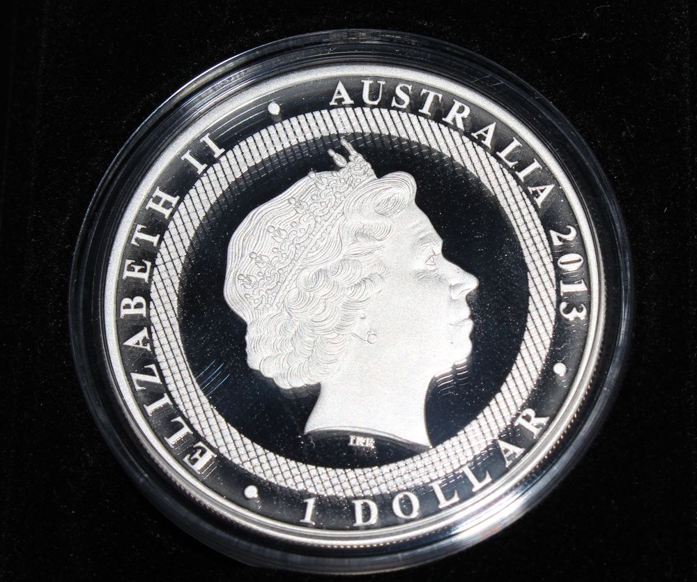 2013 $1 Melbourne ANDA Coin Show Special Sister Cities 1oz Silver Proof Coin